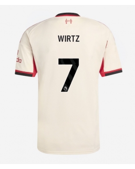 Liverpool Florian Wirtz #7 Maglia Gara Trasferta Repliche 2025-26 Maniche Corte